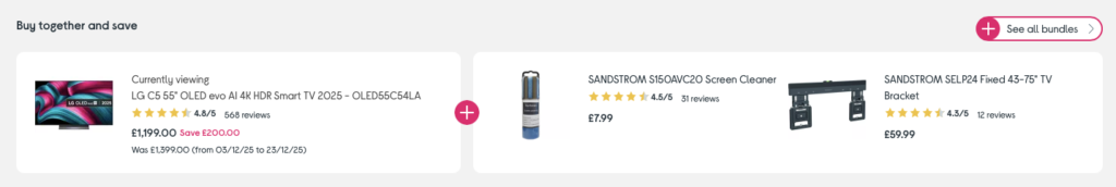 bundles – promotional product sets