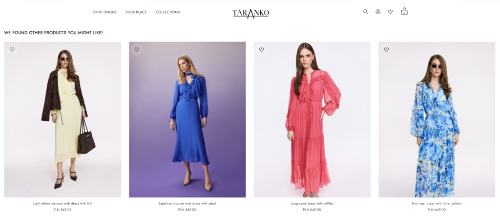 recommended products