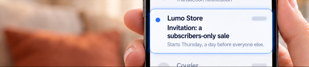 email subject line and preheader